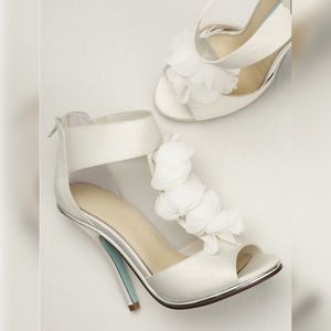 Betsey Johnson floral t-strap sandal